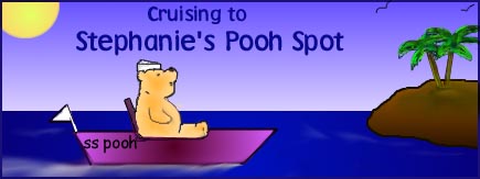 Cruising to Stephanie's Pooh Spot